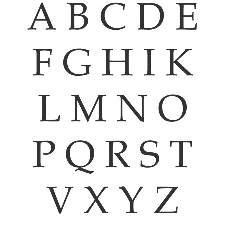 Printable Capital Letters