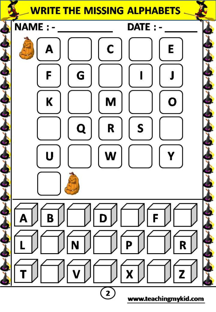 Alphabet Worksheet For Kindergarten | Alphabet Tracing Worksheets