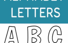 Printable Free Alphabet Templates