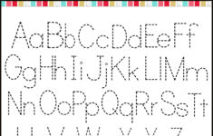 Printable Traceable Alphabet Worksheets A Z 101 Activity