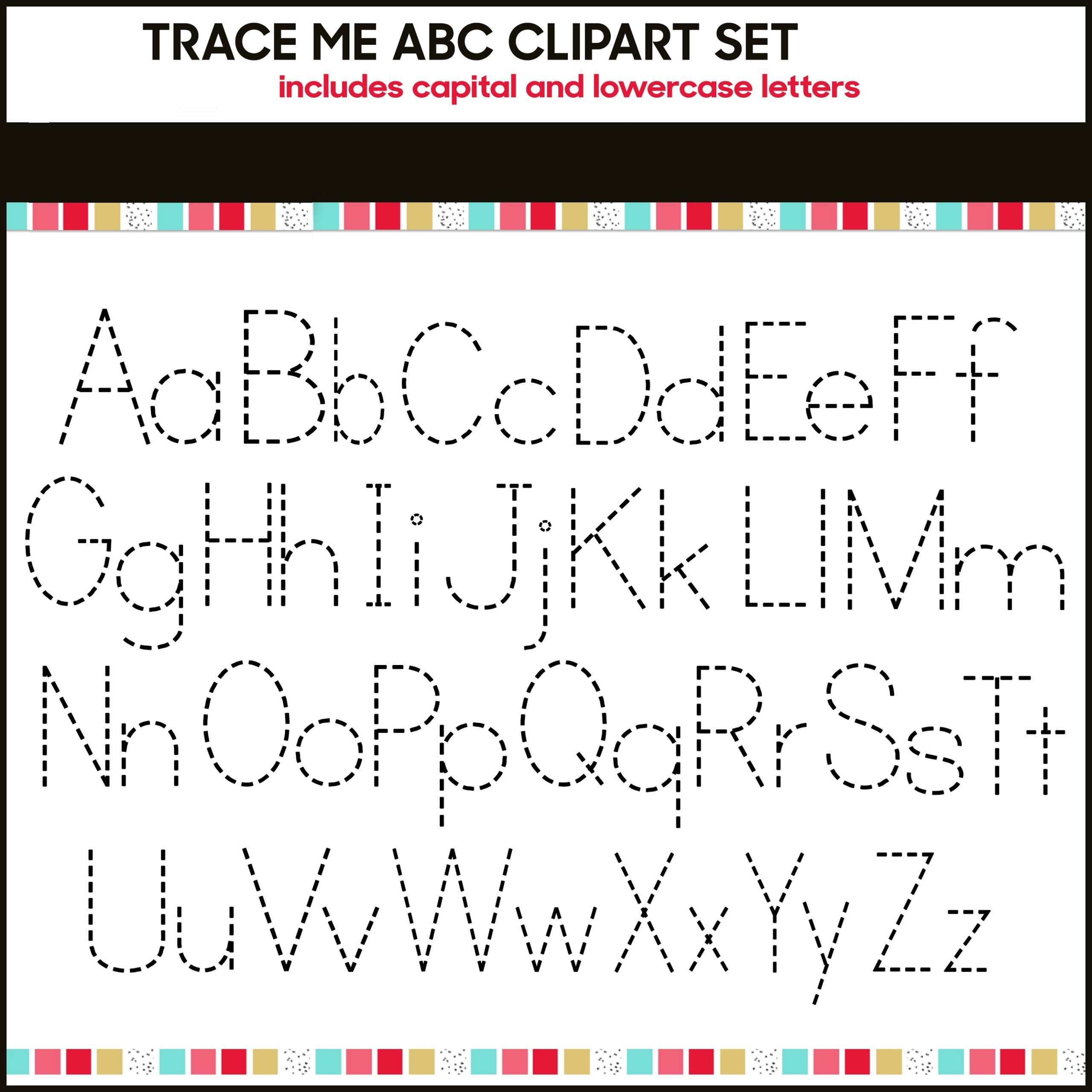 Printable Traceable Alphabet Worksheets A Z 101 Activity