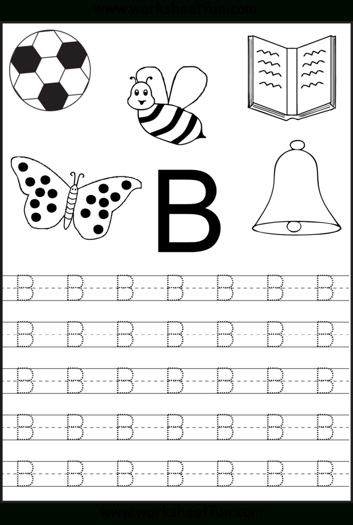 Kinder Tracing Letter Worksheets