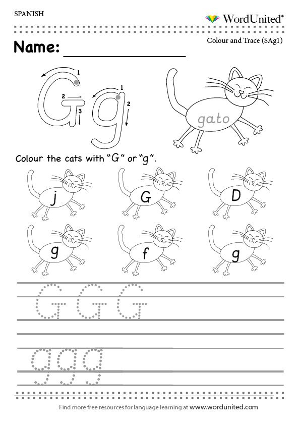 Spanish Alphabet Tracing Worksheet Alphabet Tracing Worksheets