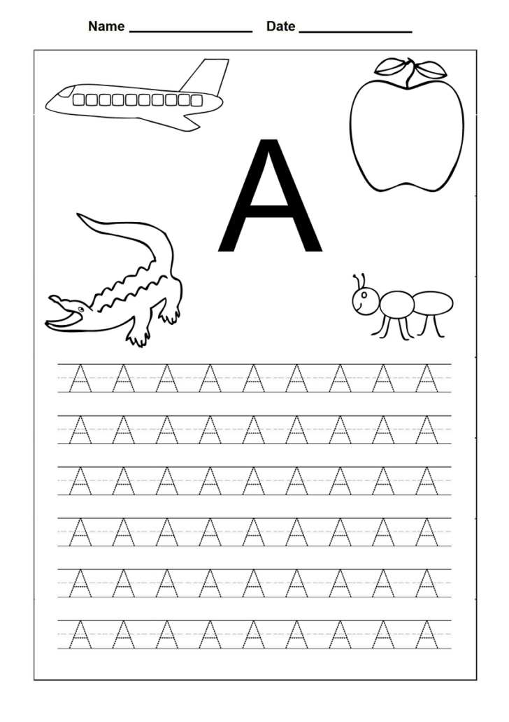 Traceable Alphabet Letters
