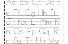 Traceable Alphabet Worksheets A Z Activity Shelter