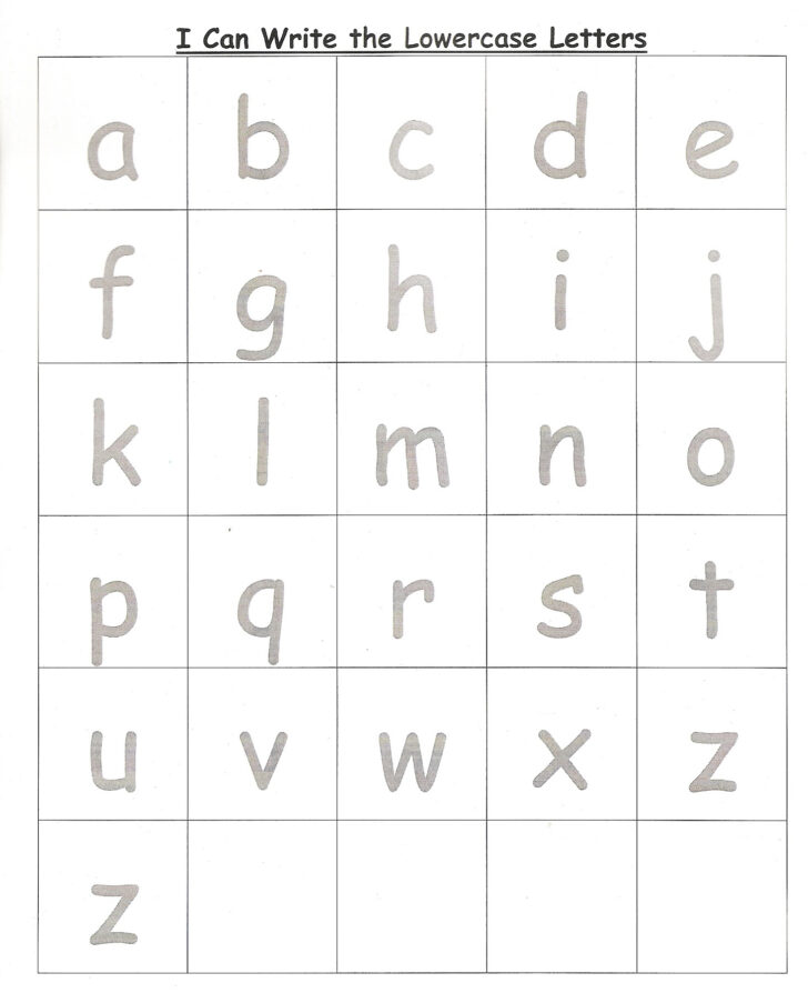 Alphabet Traceable Worksheets Free Printables