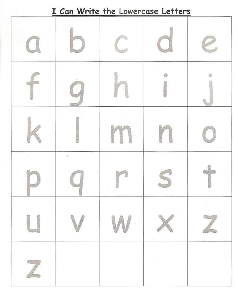 Traceable Alphabet Worksheets Activity Shelter Alphabet Tracing