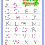 Tracing ABC Letters For Study English Alphabet Worksheet For Kids