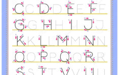 Tracing ABC Letters For Study English Alphabet Worksheet For Kids