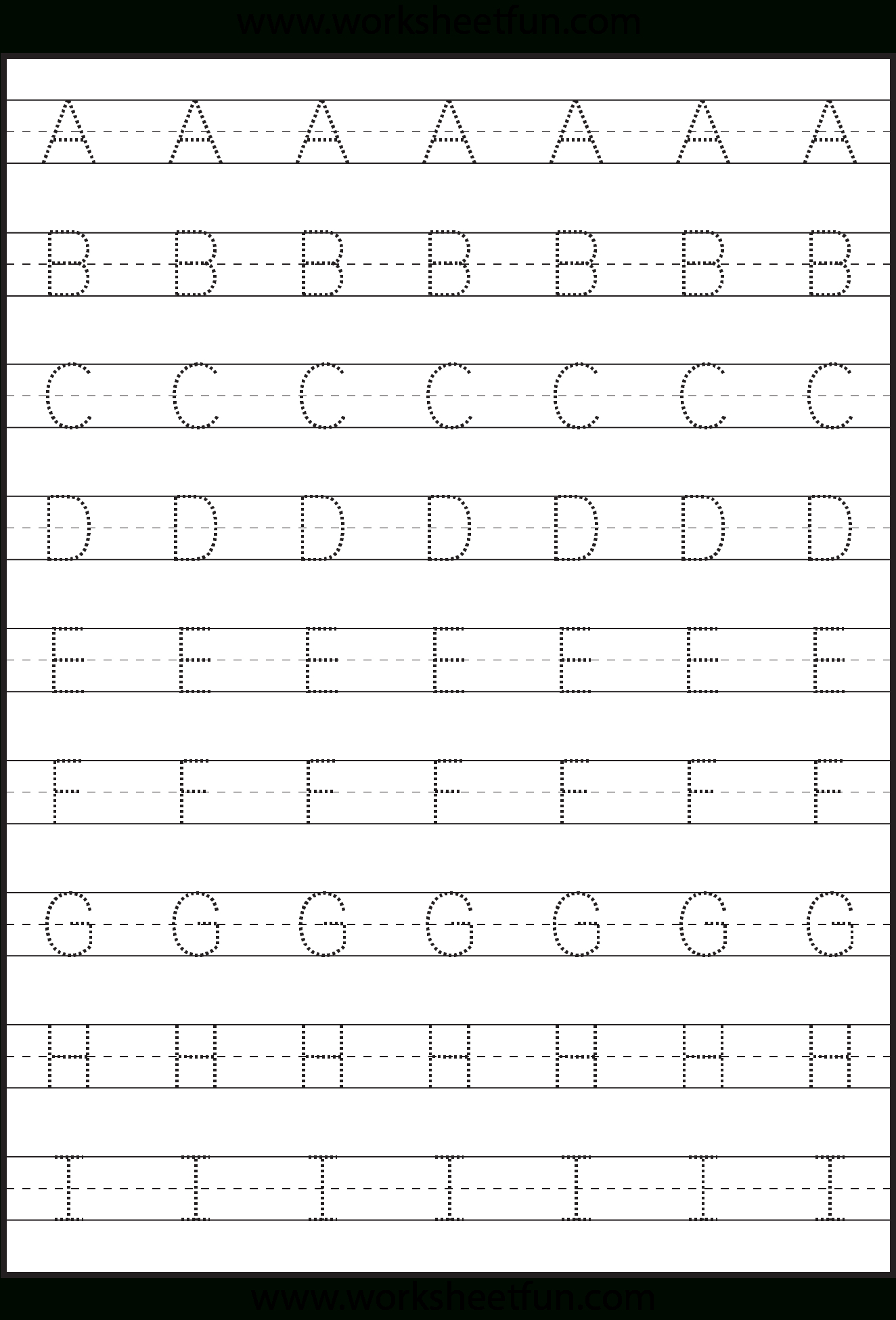 Tracing Abc Letters Pdf TracingLettersWorksheets