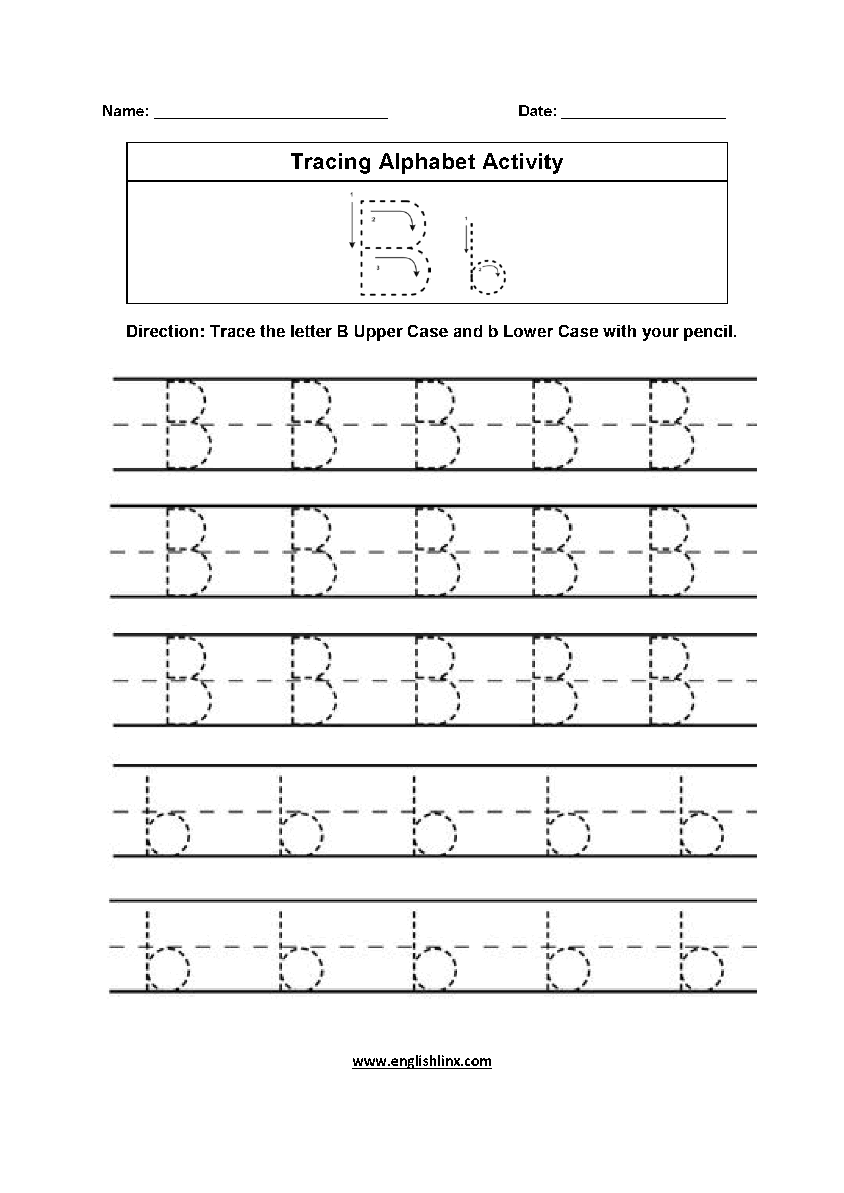 Abc Letter Tracing PDF Alphabet Tracing Worksheets