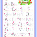 Tracing Abc Letters Study English Alphabet Worksheet Kids Education