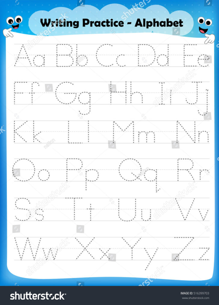 Whole Alphabet Tracing Worksheets