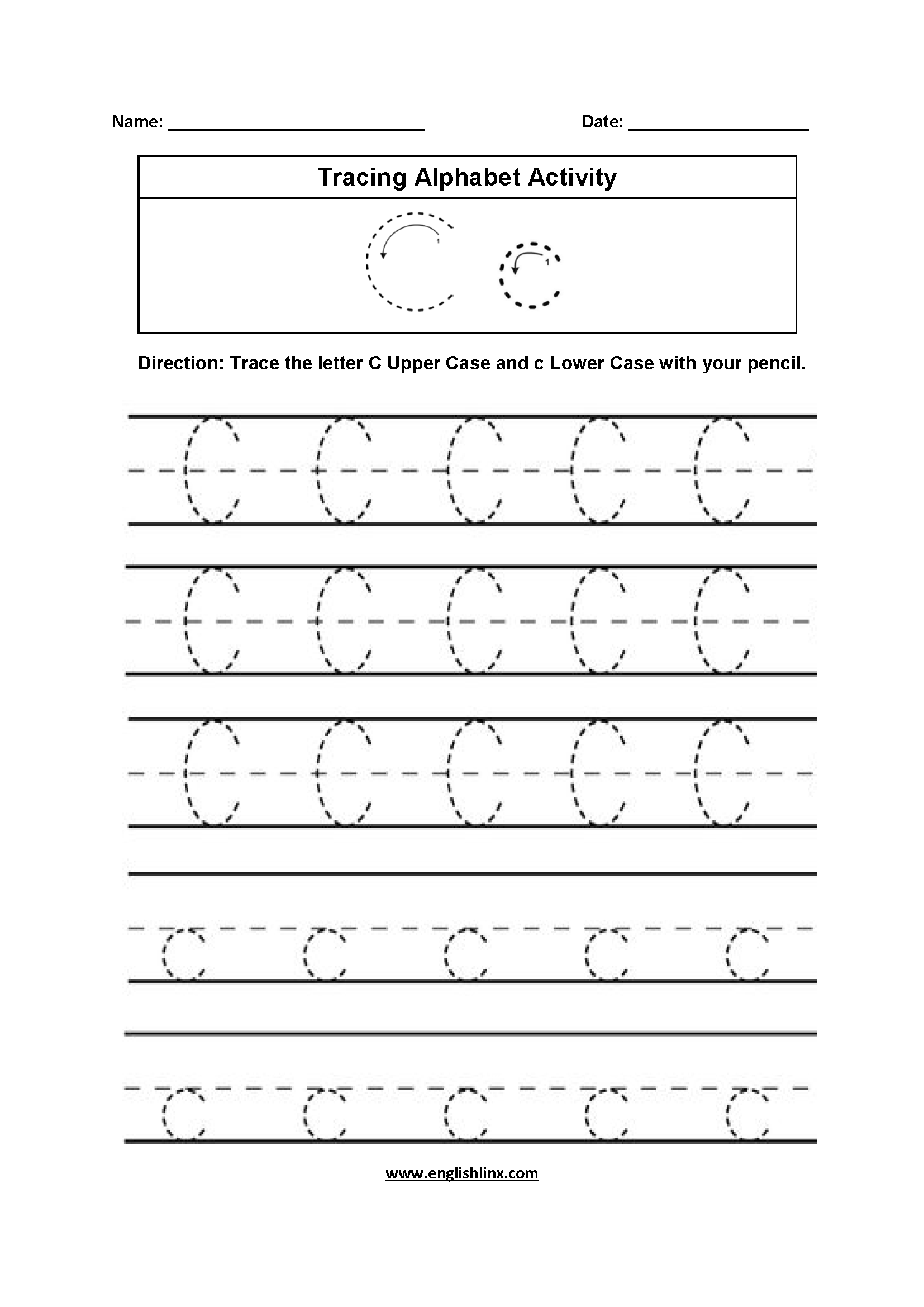 Tracing Alphabet Letters Worksheets Pdf AlphabetWorksheetsFree