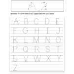 Tracing Alphabet Worksheets