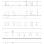 Tracing Capital And Lowercase Letters Worksheets Lowercase Letters