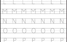Tracing Capital Letters For Preschool TracingLettersWorksheets