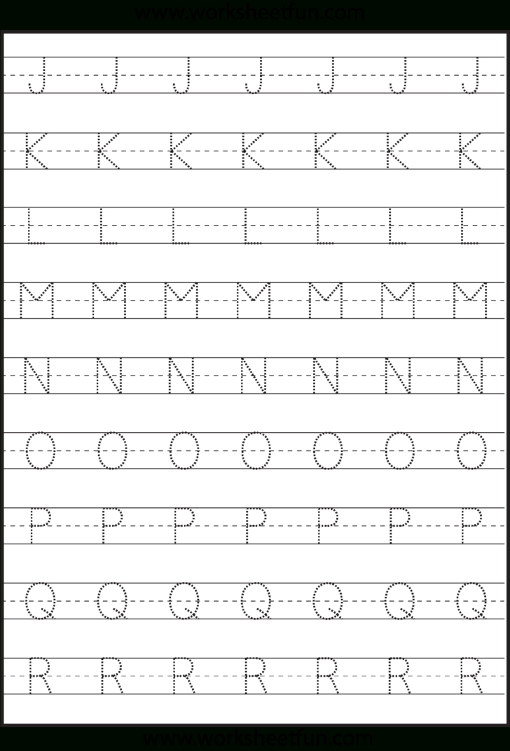 Capital Letter Tracing Printable