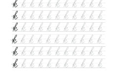 Tracing Cursive Alphabet Letters TracingLettersWorksheets