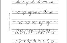 Tracing Cursive Alphabet Letters TracingLettersWorksheets