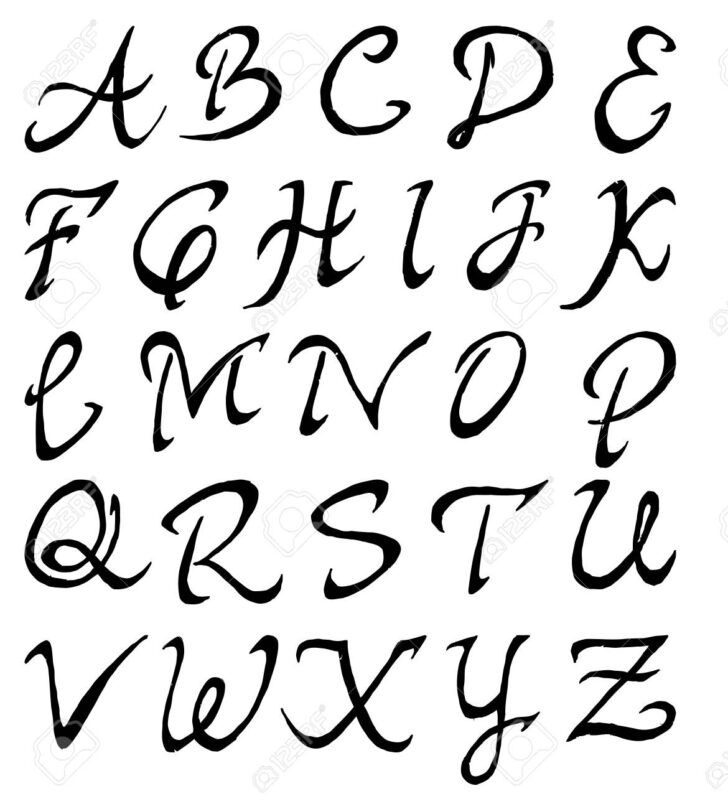 Traceable Alphabet Font