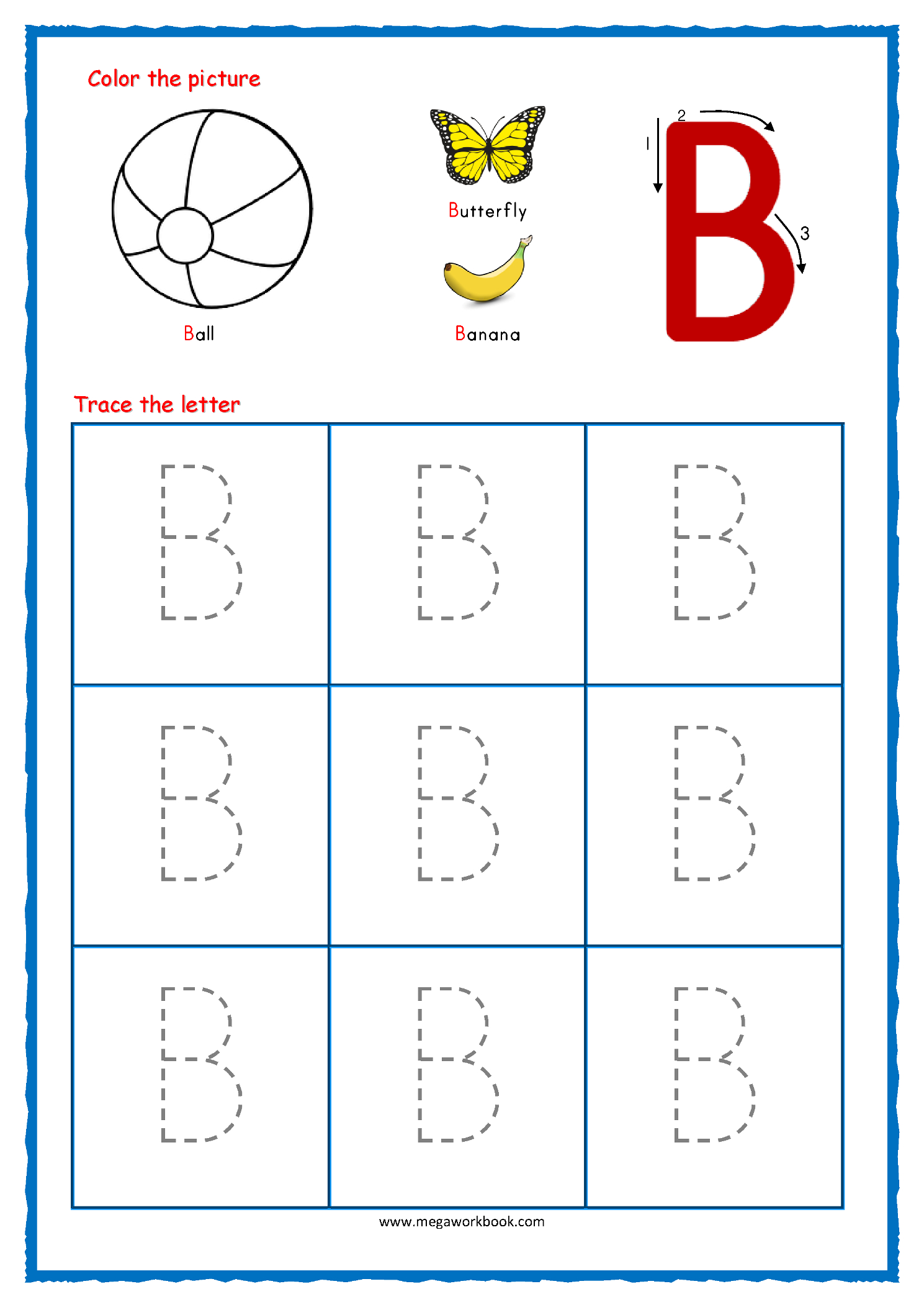 Tracing Letter I Worksheets For Kindergarten TracingLettersWorksheets
