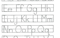 Tracing Letters And Numbers Worksheets Pdf Preschool Worksheet Gallery