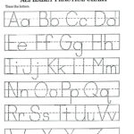 Tracing Letters And Numbers Worksheets Pdf Preschool Worksheet Gallery