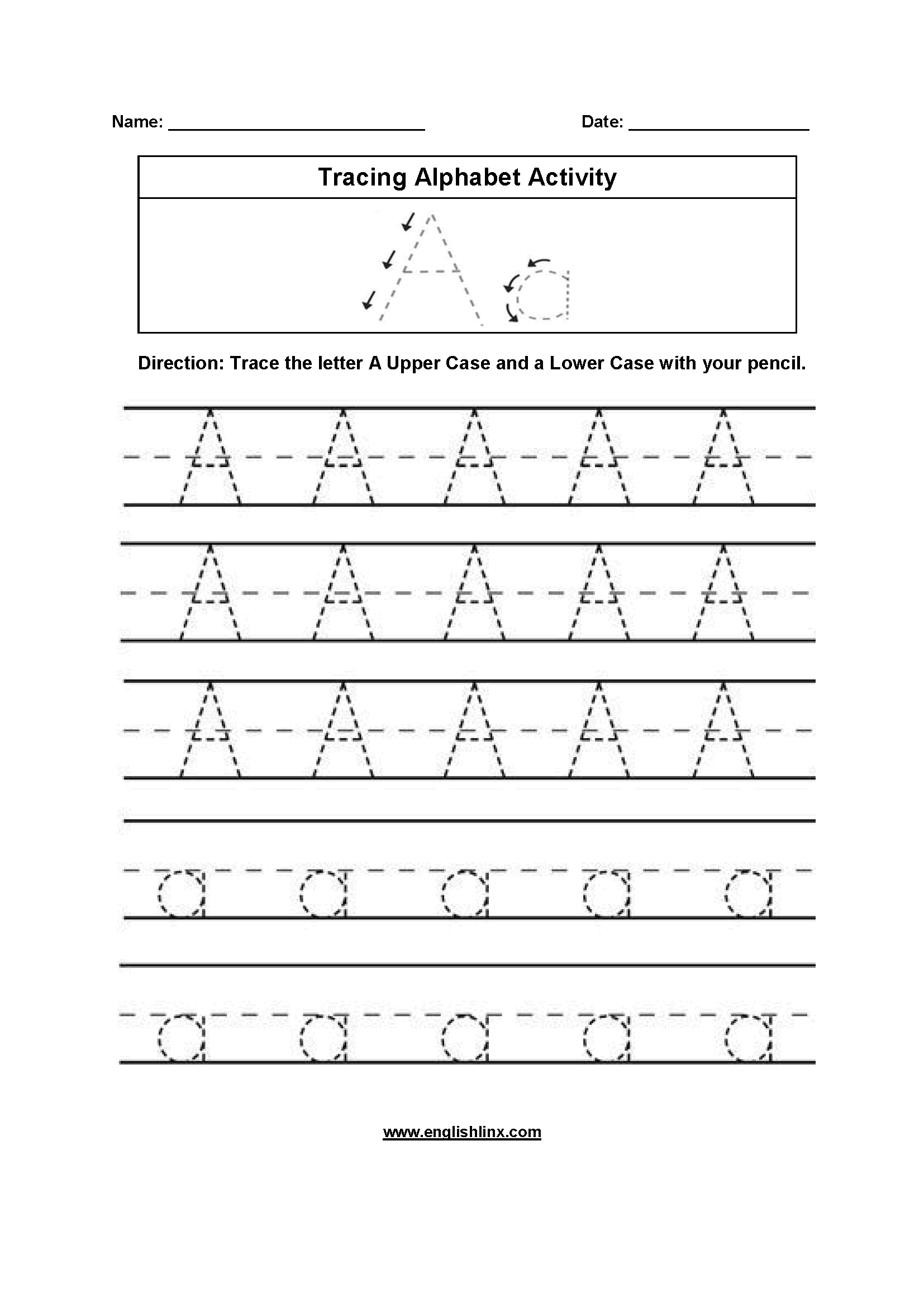 Tracing Letters Az Pdf TracingLettersWorksheets