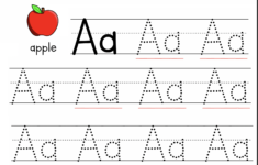 Tracing Letters Made By Teachers