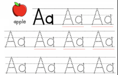 Tracing Letters Made By Teachers