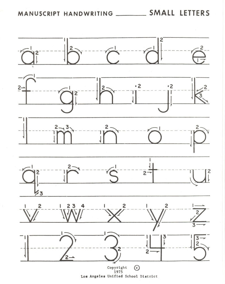 Alphabet Tracing Worksheets Lowercase