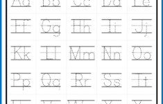 Tracing Lowercase Letters For Preschool TracingLettersWorksheets