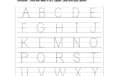 Tracing Uppercase Letters Pdf TracingLettersWorksheets