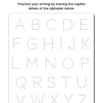 Uppercase Alphabet Tracing Activity DailiesPods