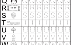 Worksheets For Kindergarten Alphabet Tracing Hojas De Trabajo