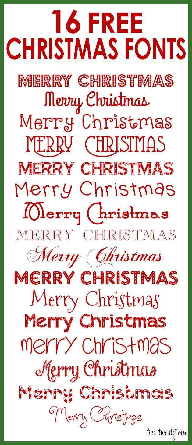 16 Free Christmas Fonts For Your Holiday Designs regarding Easy Christmas Fonts Alphabet