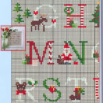 44   Country Hearts Wiehnachten   Auroraten In Free Christmas Cross Stitch Alphabet Patterns