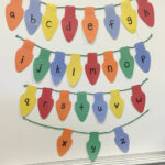 Alphabet Christmas Lights Abc Center | Just Teachy Intended For Alphabet Christmas Lights