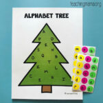 Alphabet Christmas Tree   Teaching Mama In Alphabet Christmas Tree