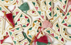 Alphabet Initial Velvet Beaded Christmas Tree Decoration | Oliver throughout Alphabet Christmas Decorations