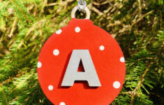 Alphabet Letter Bauble Christmas Tree Decorationcraft Heaven with regard to Christmas Ornament Alphabet Letters