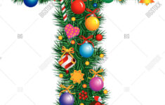 Alphabet Letter T - Vector &amp; Photo (Free Trial) | Bigstock with regard to Christmas Alphabet Letter T