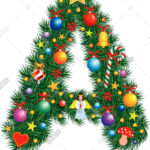 Alphabet Letter   Vector & Photo (Free Trial) | Bigstock Throughout Christmas Alphabet Letter A