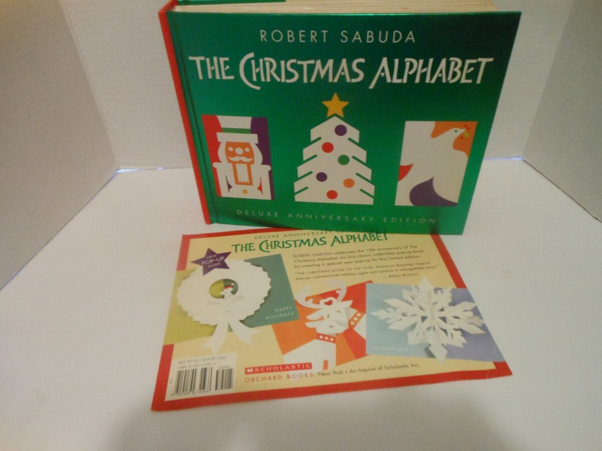 Christmas Alphabet Book 10Th Anniversary Editionrobert Sabuda intended for Christmas Alphabet Book