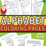 Christmas Alphabet Coloring Pages Intended For Alphabet Christmas Coloring Pages