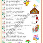 Christmas Alphabet   Esl Worksheetvale A. With Christmas Alphabet Poem