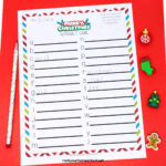 Christmas Alphabet Game For Easy Holiday Fun (Free Printable) For Christmas Alphabet Game