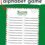 Christmas Alphabet Game For Easy Holiday Fun (Free Printable Regarding Christmas Alphabet Game