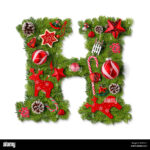 Christmas Alphabet Hi Res Stock Photography And Images   Alamy With Regard To Merry Christmas Individual Christmas Alphabet Letters